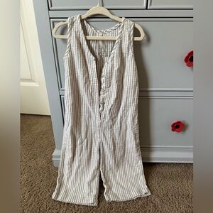 Rylee and cru Striped Sleeveless Jumpsuit